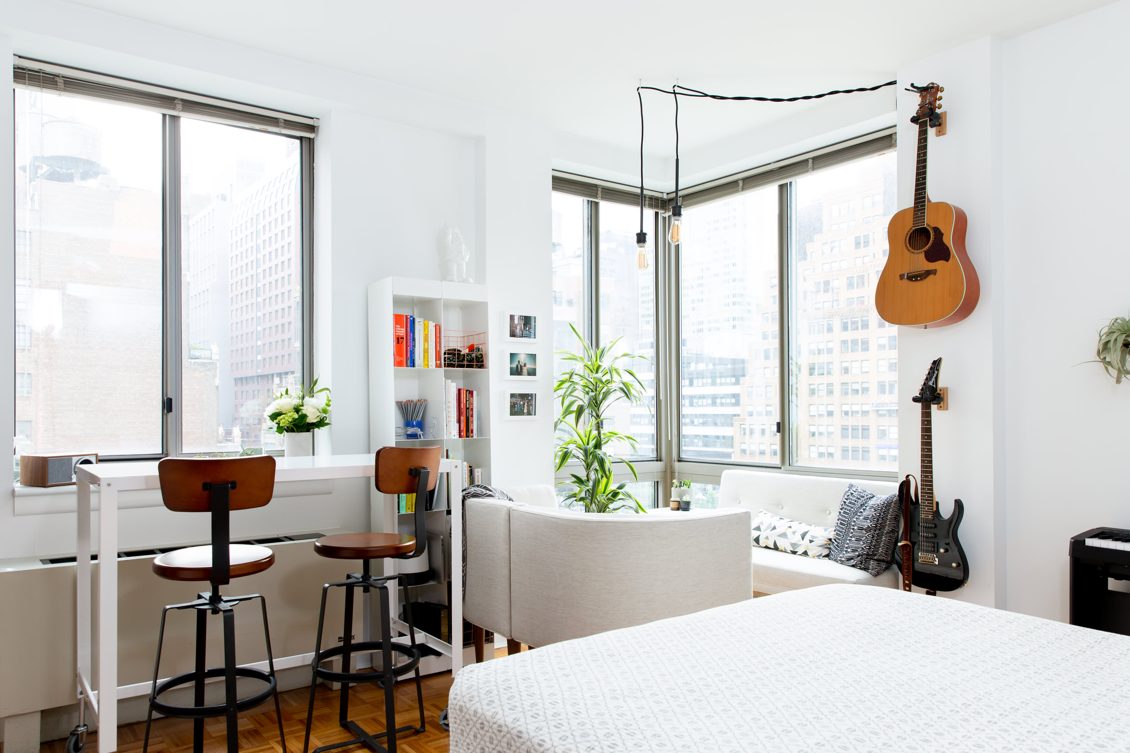 Small Space Organizing Ideas in a Tiny NYC Studio Apartment Apartment